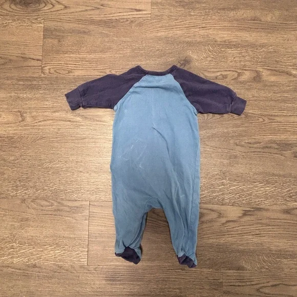 Newborn Burt's Bees Babyx1, Gerberx3 Footies Set w Elbow Patches & Graphics - Picture 8 of 11